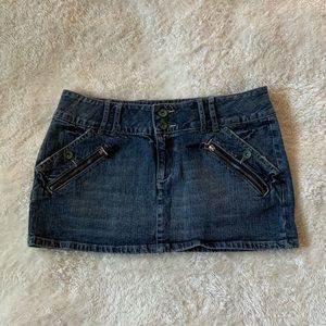 Denim Mini Skirt
